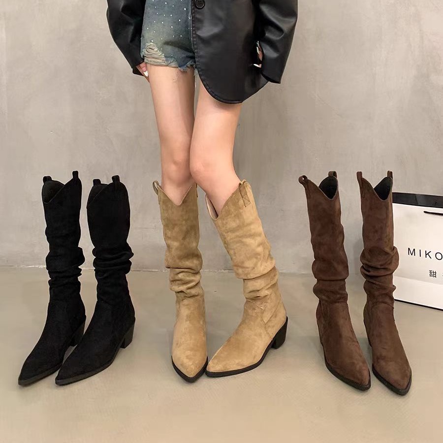 Long boots 2026 French retro c - Knee High Sock Women บทวิจารณ์และราคา
