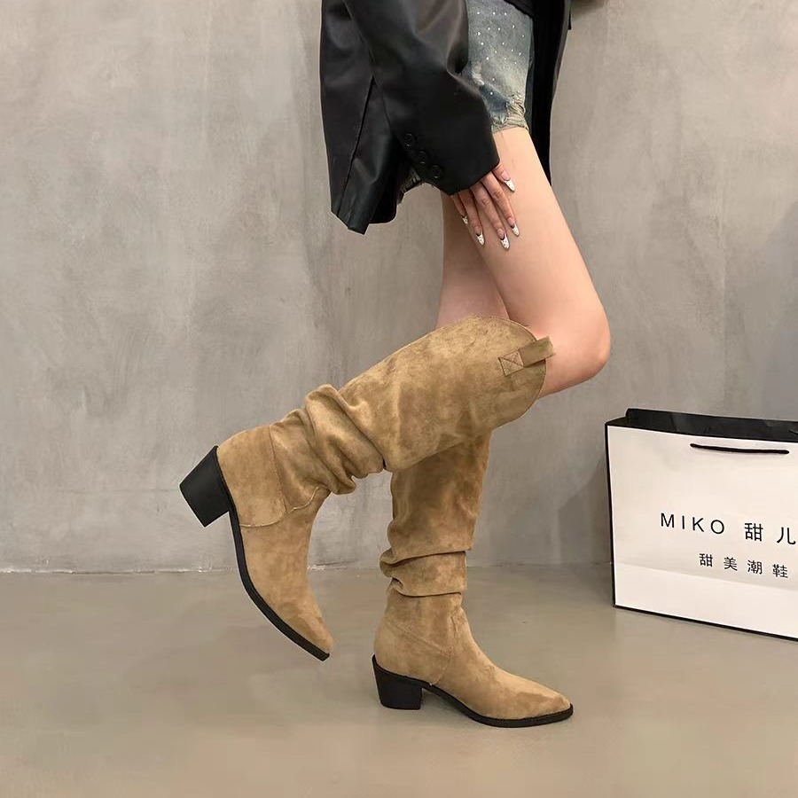 Long boots 2026 French retro c - Knee High Sock Women บทวิจารณ์และราคา