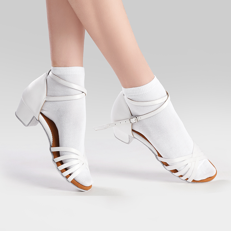 Girls Women Latin Socks White  - Grip Sock Yoga บทวิจารณ์และราคา