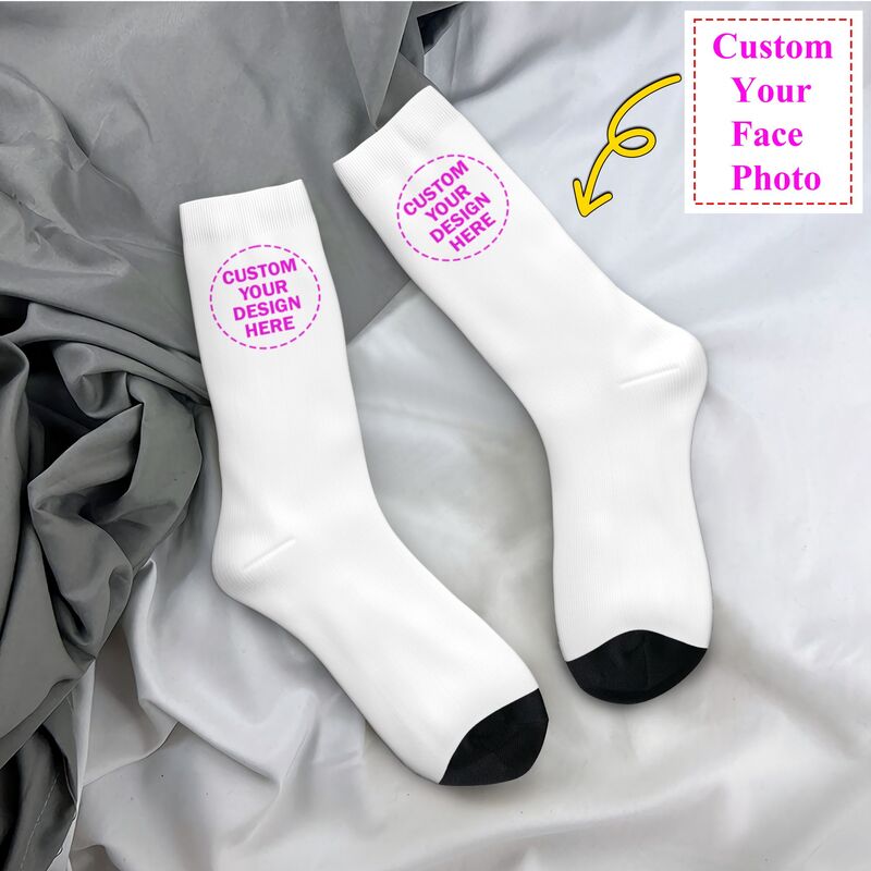 Personalize Custom Photo Logo  - Dress Sock Men บทวิจารณ์และราคา