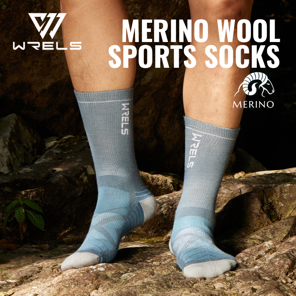 WRELS 1/2/3 Merino Wool Socks  - Wool Hiking Sock บทวิจารณ์และราคา