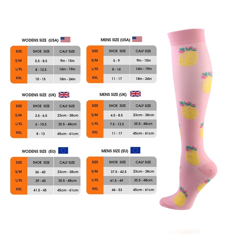 S-XXL 3 Pairs Free Shipping Nu - Compression Sock Medical บทวิจารณ์และราคา