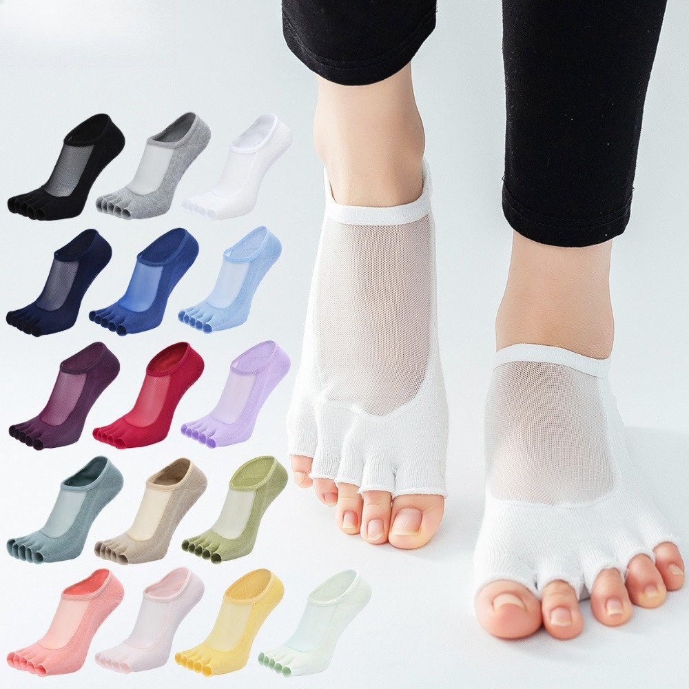 Mesh Split Toe Half Finger Yog - Toe Sock Split บทวิจารณ์และราคา