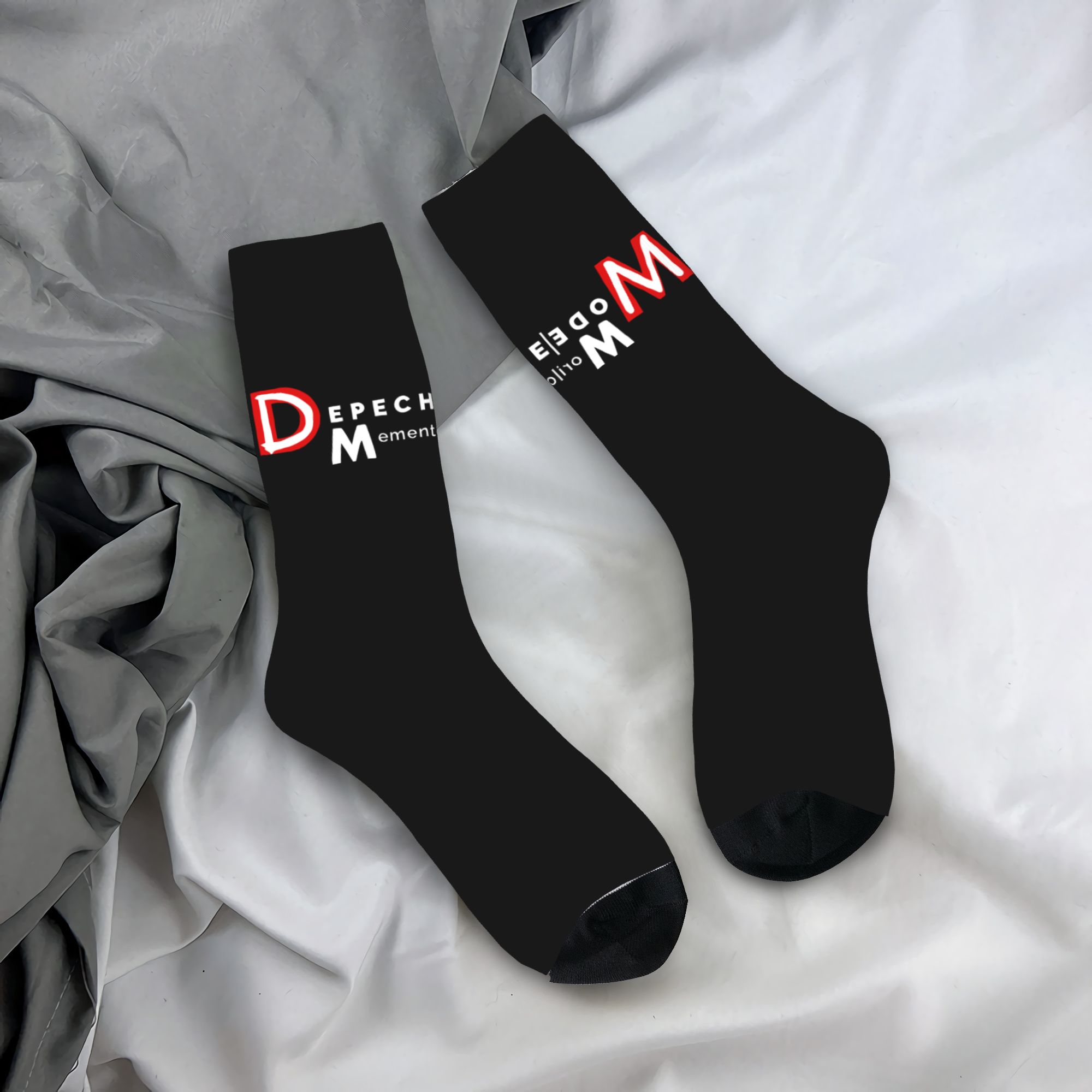 Custom Electronic Rock Depeche - Dress Sock Men บทวิจารณ์และราคา