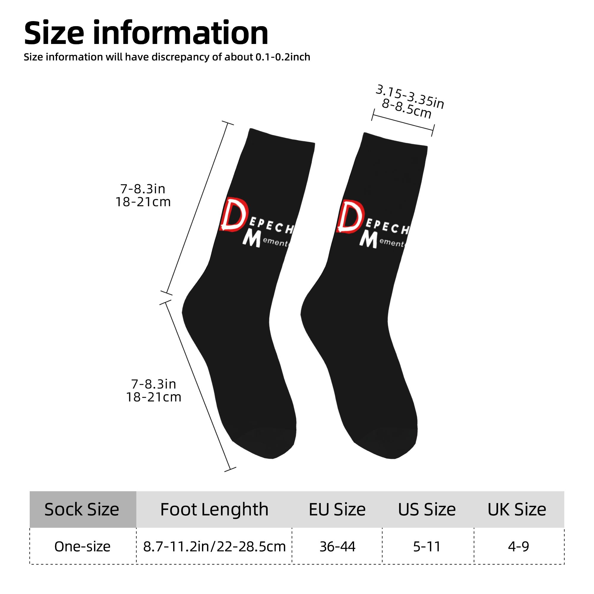 Custom Electronic Rock Depeche - Dress Sock Men บทวิจารณ์และราคา
