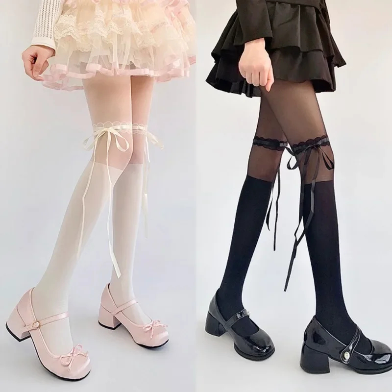 Lolita Cos Sweet Tights Women' - Tights Pantyhose Sheer บทวิจารณ์และราคา