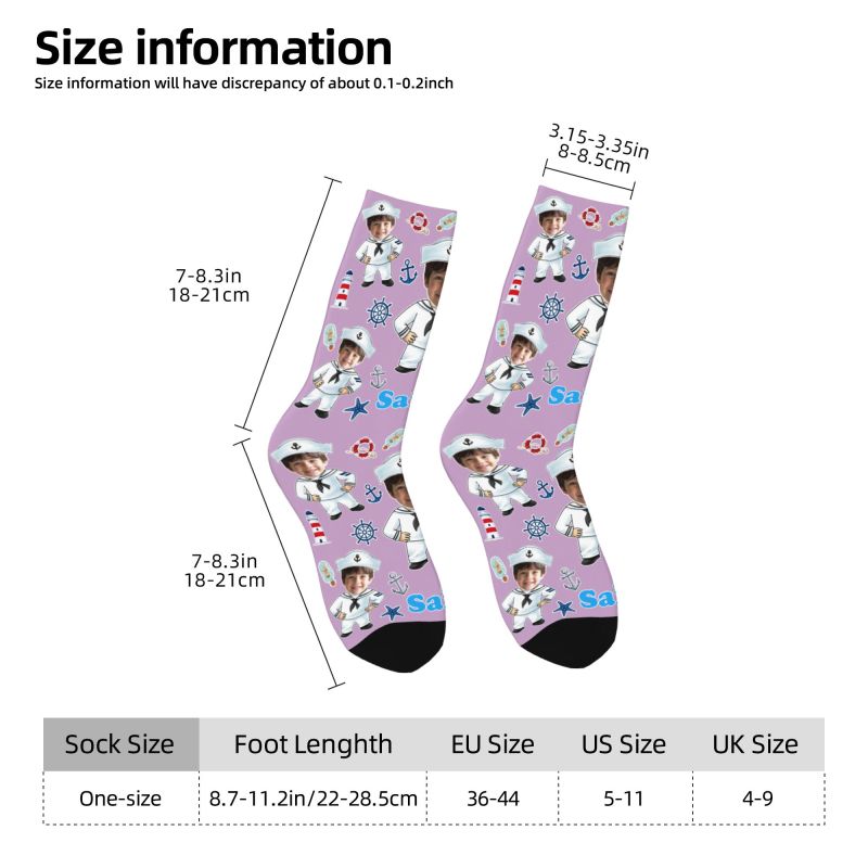 Funny Sailor Nautical Captain  - Dress Sock Men บทวิจารณ์และราคา