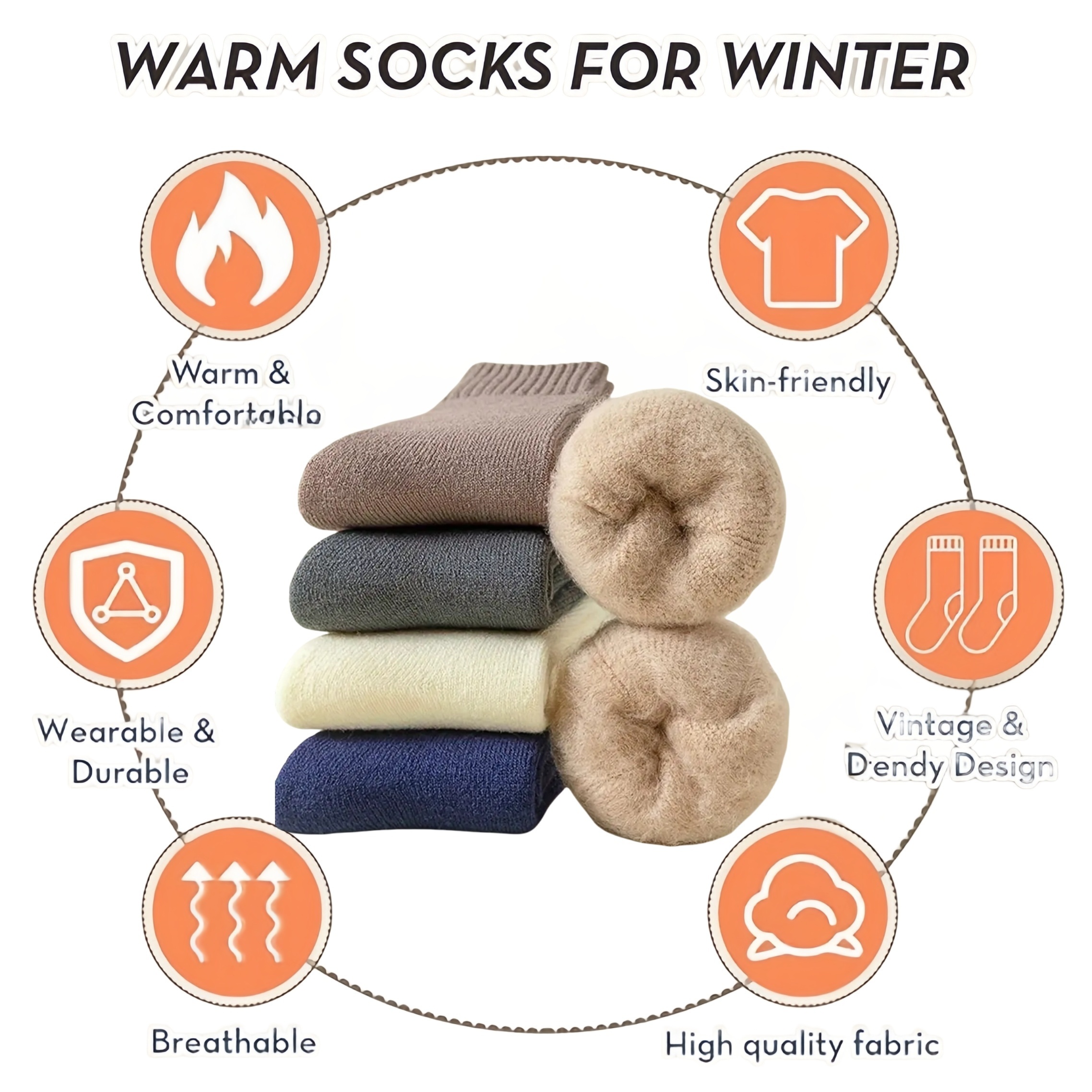 Three Pairs of Men'S Black Soc - Thermal Sock Winter บทวิจารณ์และราคา