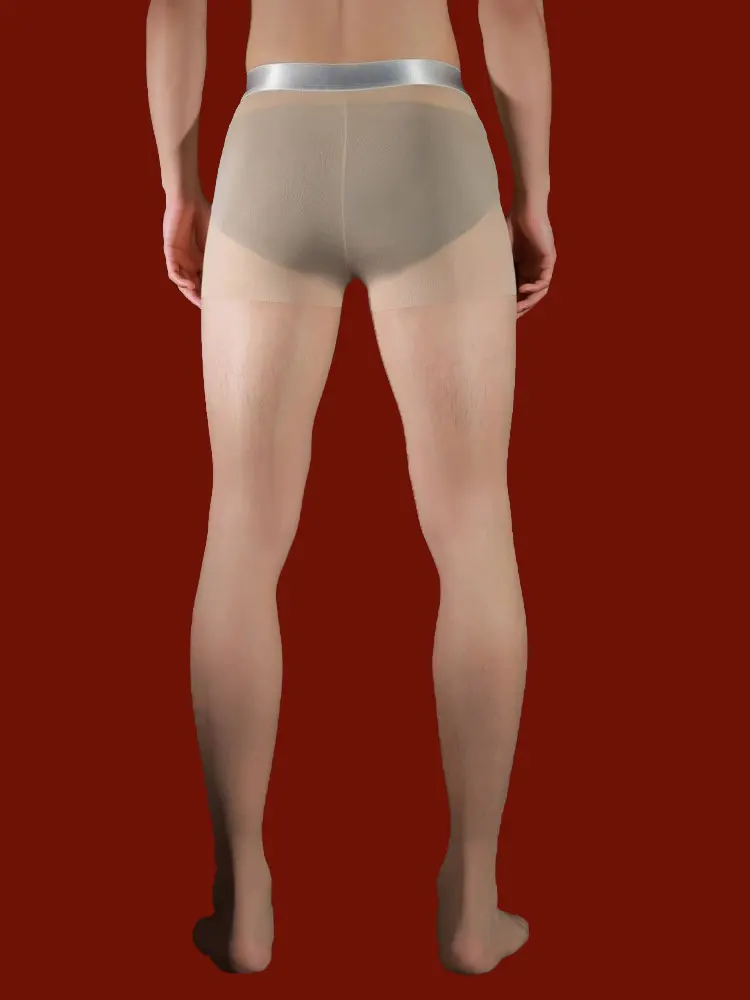 Sexy Men Traceless Silver Wais - Tights Pantyhose Sheer บทวิจารณ์และราคา