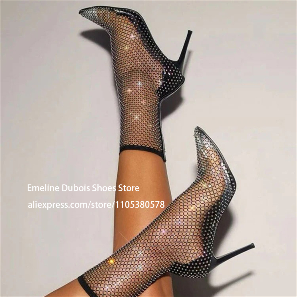 Rhinestones Fishnet Stocking S - Fishnet Stocking Women บทวิจารณ์และราคา