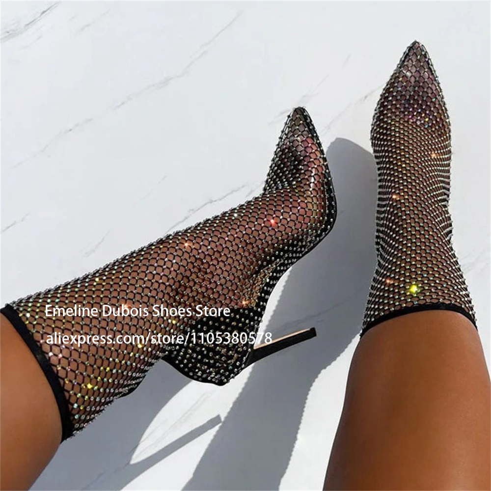 Rhinestones Fishnet Stocking S - Fishnet Stocking Women บทวิจารณ์และราคา