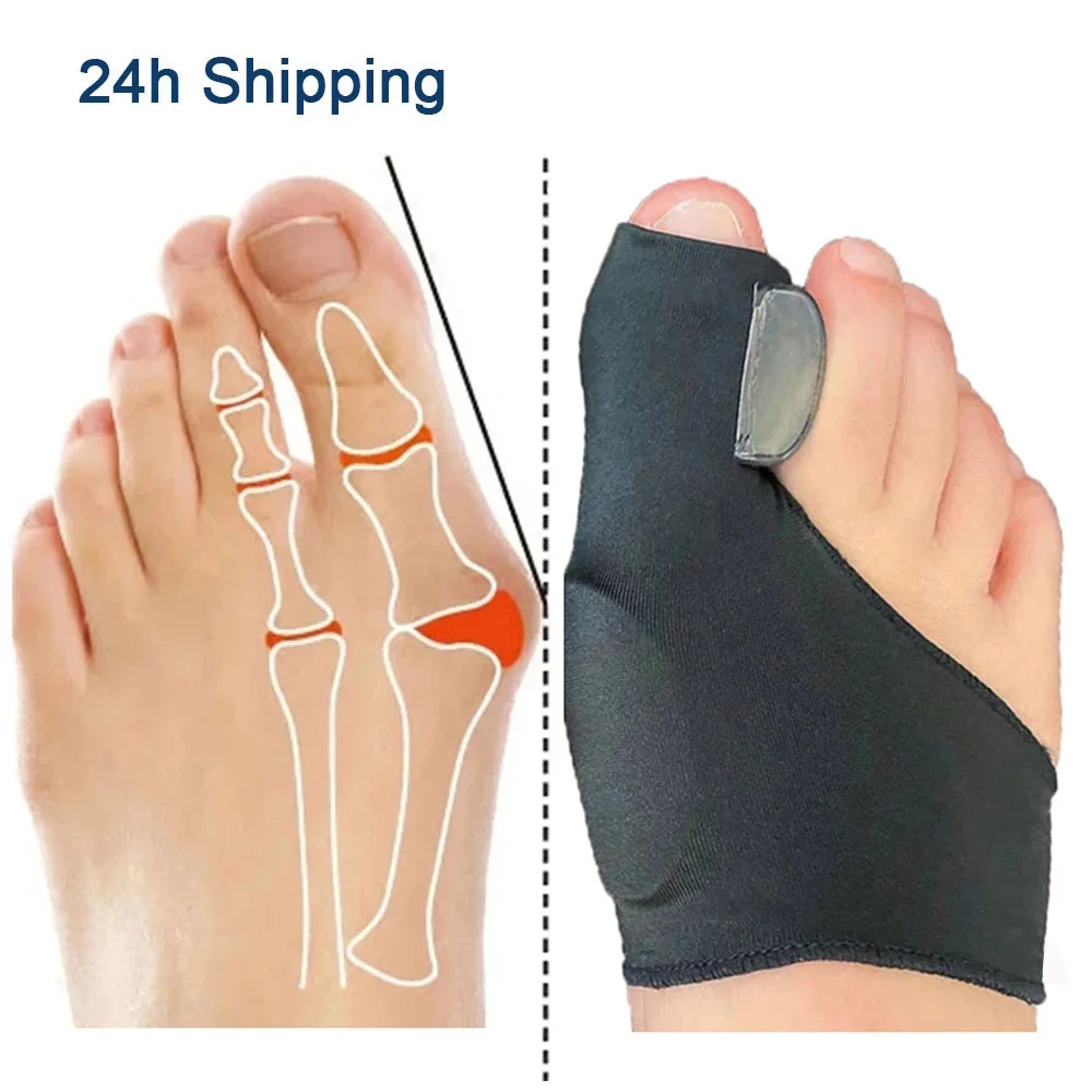 2Pcs Toe Separator Hallux Valg - Ankle Brace Sock บทวิจารณ์และราคา